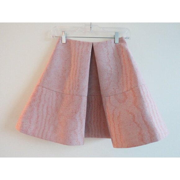 VIVETTA Mimmo Light Blush Pink Pleated Structured Skirt - Size IT 36 / US 0 - Picture 2 of 15
